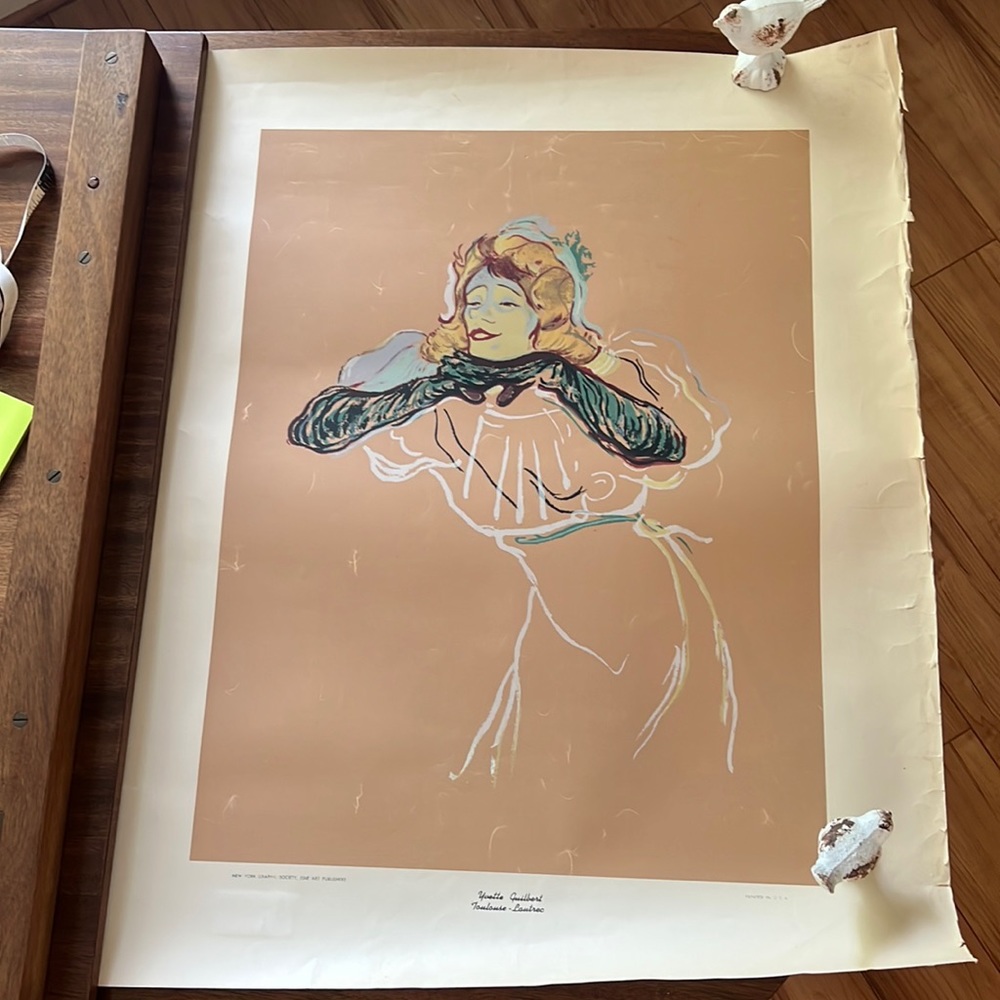 Yvette Guilbert by Henri de Toulouse-Lautrec